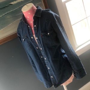 Levi western styling stark denim size small